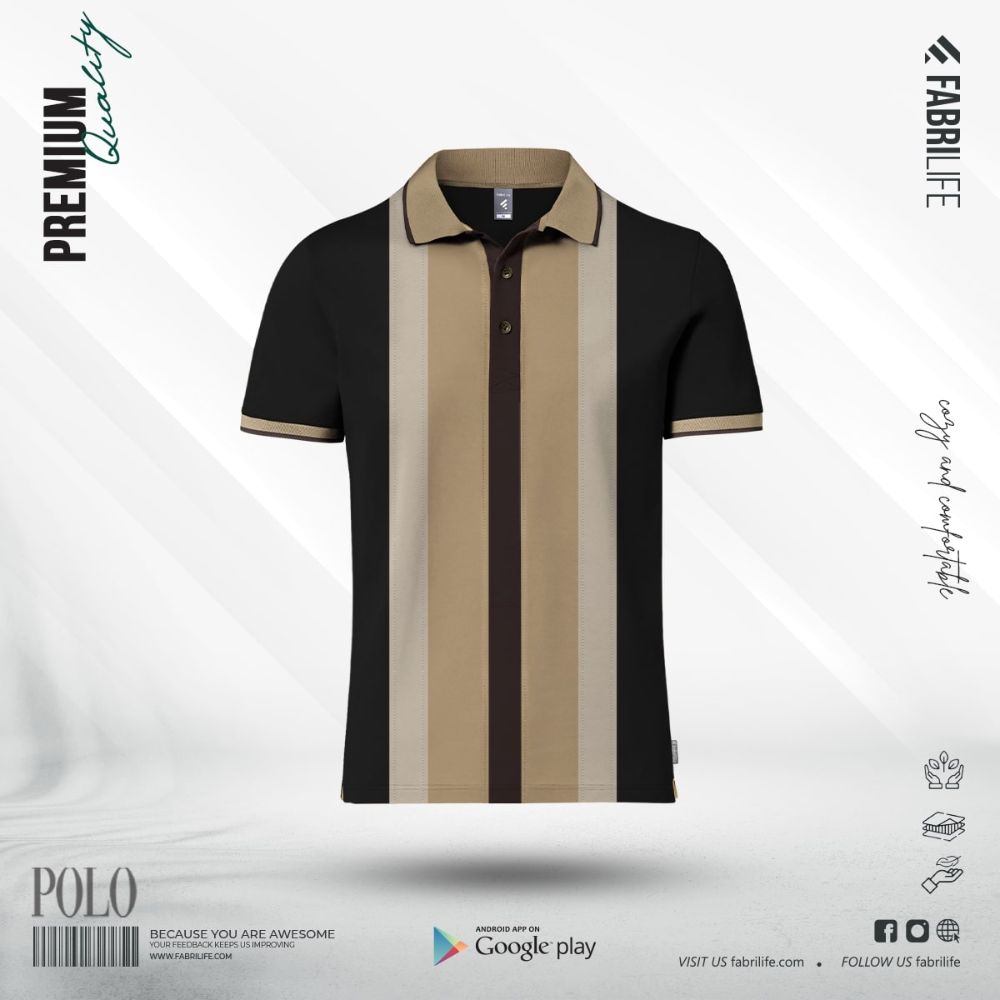 Designer Edition Single Jersey Knitted Cotton Polo - Ingenious